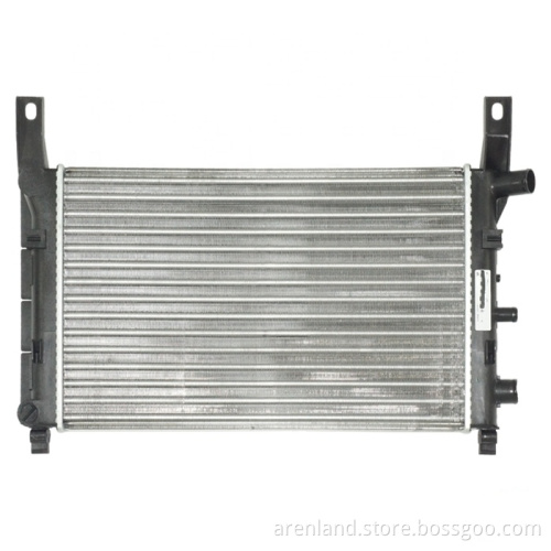 Engine cooling aluminum-plastic racing radiator